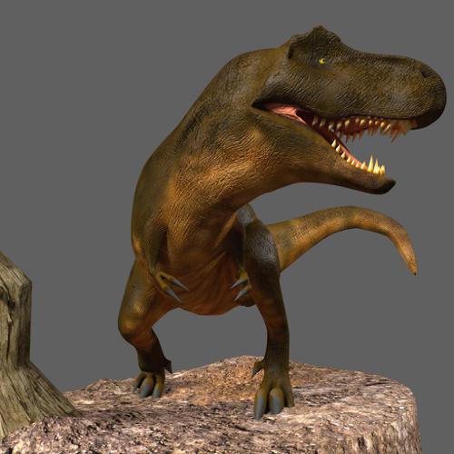 T-rex ,(fully rigged) preview image